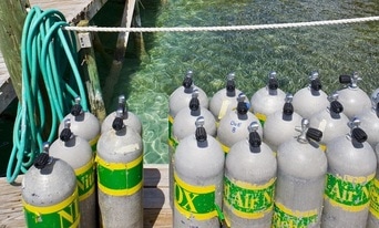 Nitrox tanks for diving